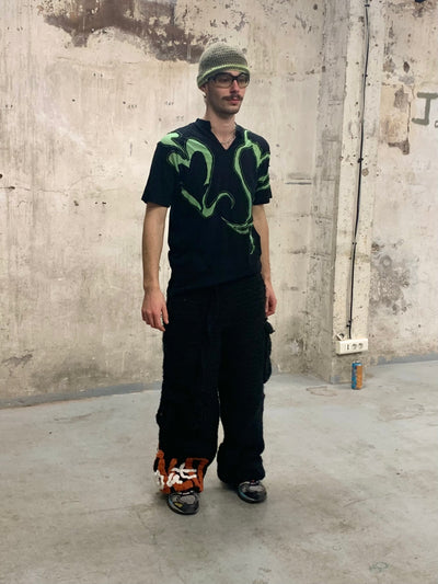 EROS TOP BLACK GREEN-ATH-APOC STORE