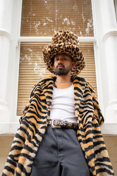 Silly Leopard Fuzz Top Hat-Benny Andallo-APOC STORE
