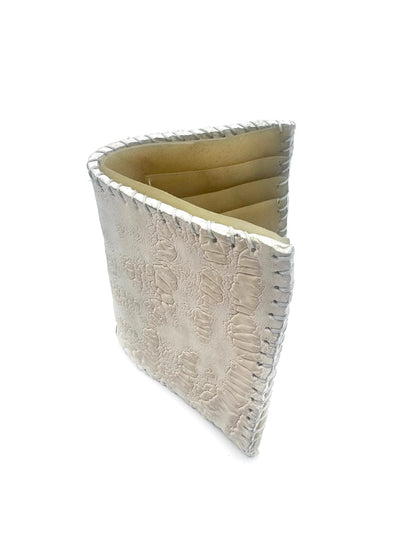 Whipstitch wallet milk