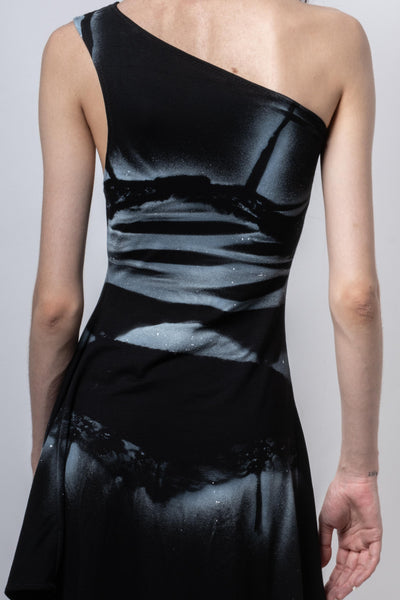 Lingerie dress black-Kenza Iatrides-APOC STORE