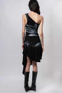 Lingerie dress black-Kenza Iatrides-APOC STORE