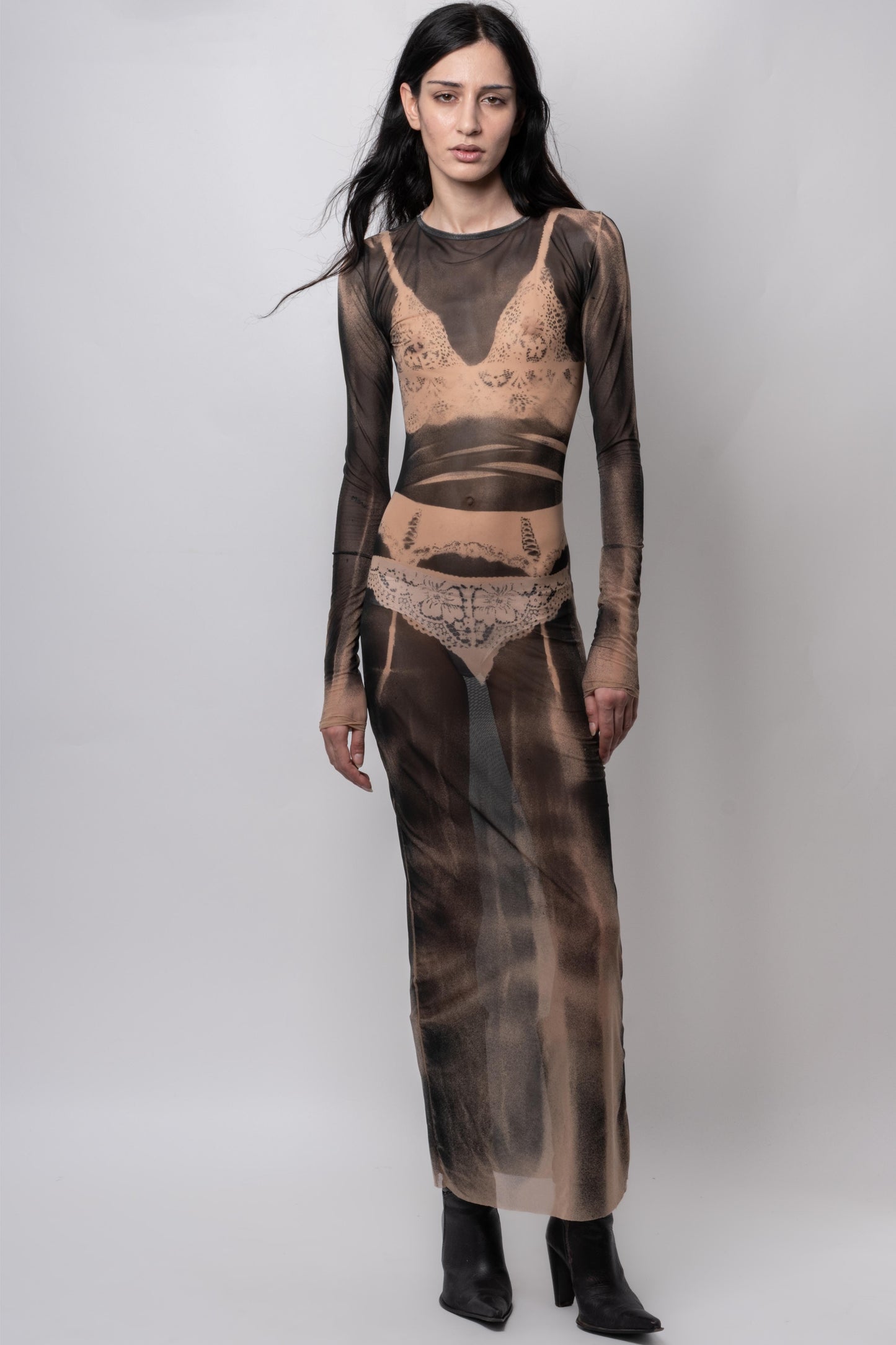 THE TATOO DRESS-Kenza Iatrides-APOC STORE