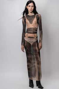 THE TATOO DRESS-Kenza Iatrides-APOC STORE