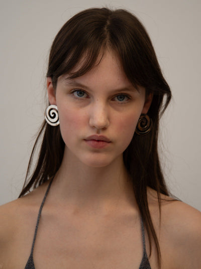 ELENA SILVER EARRINGS-EYLAND-APOC STORE