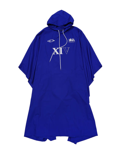 SUPPORTER PONCHO COAT BLUE-Cognomen-APOC STORE