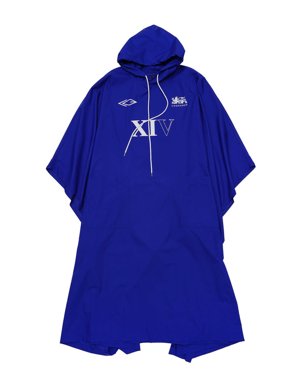 SUPPORTER PONCHO COAT BLUE-Cognomen-APOC STORE