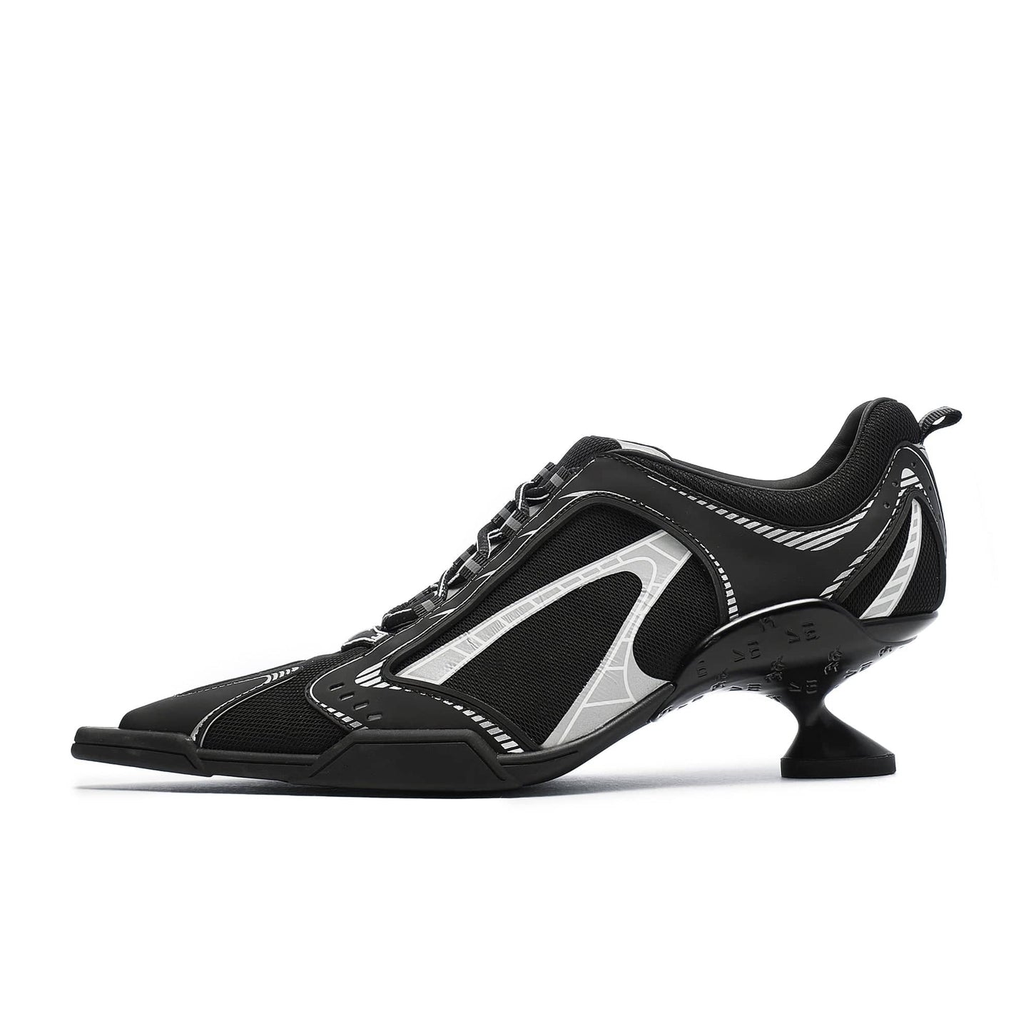 Interstellar high heel sneaker black-EMPTY BEHAVIOR-APOC STORE