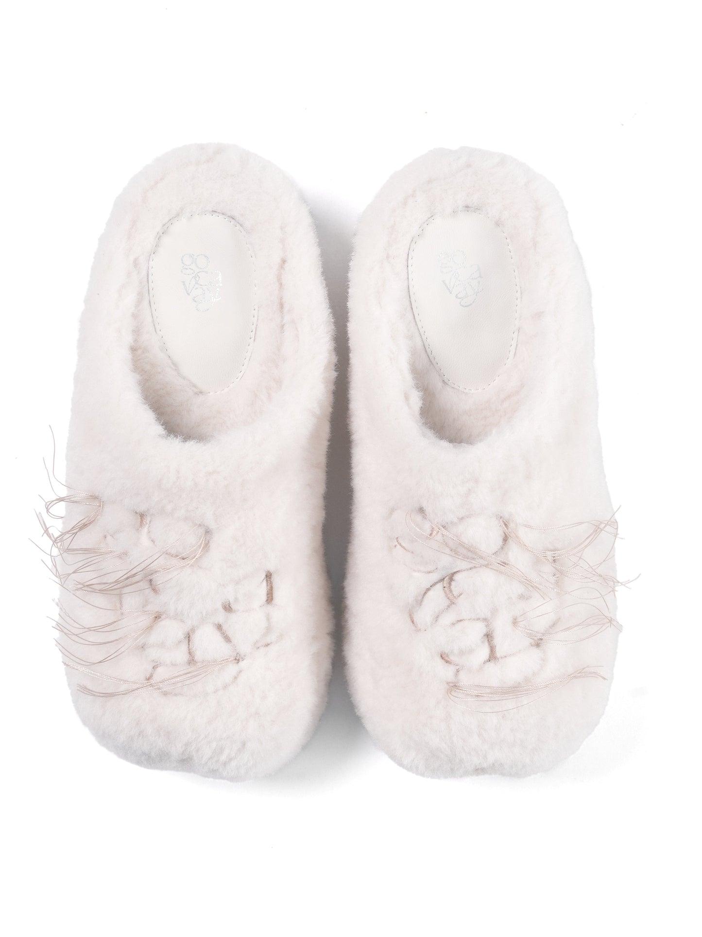 GO VACAY - Cloud Fluffy Slippers White-EMPTY BEHAVIOR-APOC STORE
