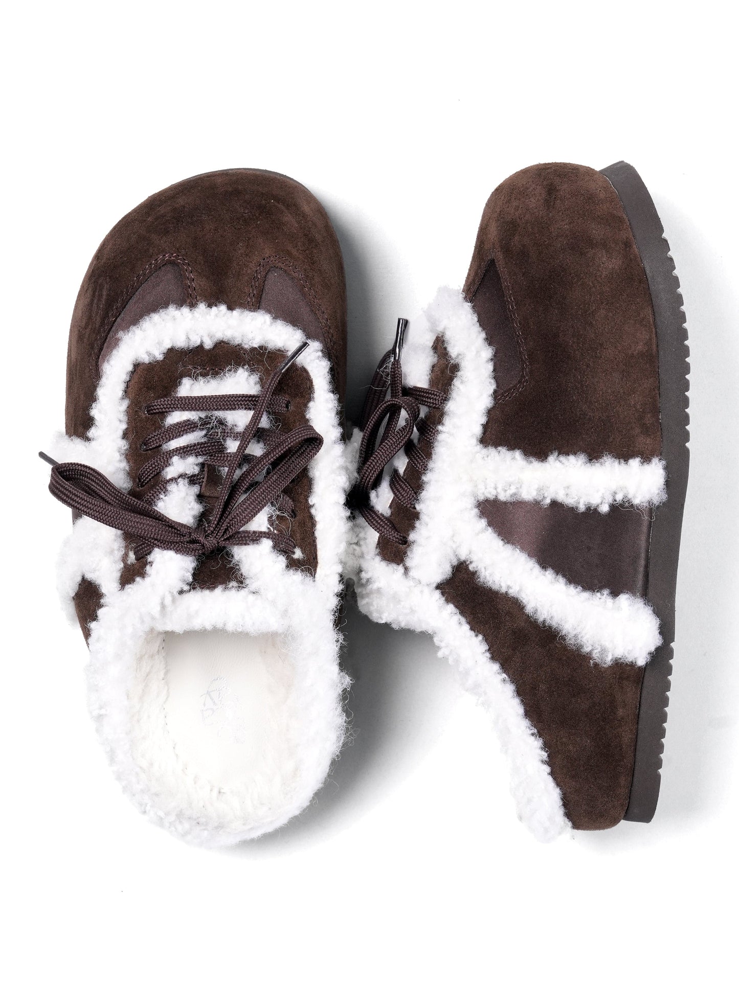 GO VACAY - Birken Fluffy Slippers Brown-EMPTY BEHAVIOR-APOC STORE