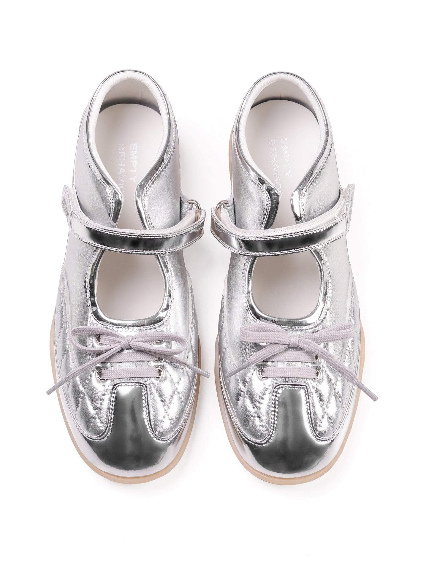 GO VACAY - Sports Mary Jane Silver-EMPTY BEHAVIOR-APOC STORE