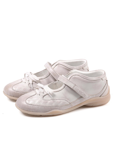 GO VACAY - Sports Mary Jane White-EMPTY BEHAVIOR-APOC STORE