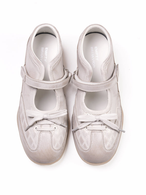 GO VACAY - Sports Mary Jane White-EMPTY BEHAVIOR-APOC STORE