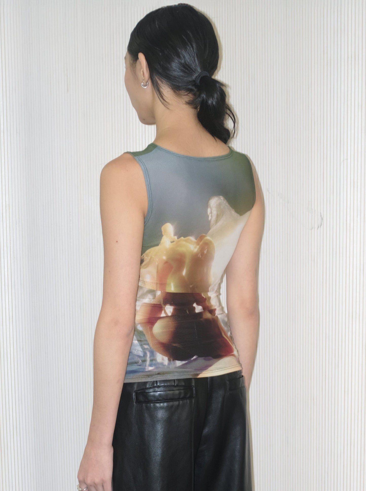 EMPATH x Gabrielle Rosenstein Eelgrass Mesh Tank-Gabrielle Rosenstein-APOC STORE