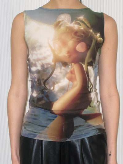 EMPATH x Gabrielle Rosenstein Eelgrass Mesh Tank-Gabrielle Rosenstein-APOC STORE