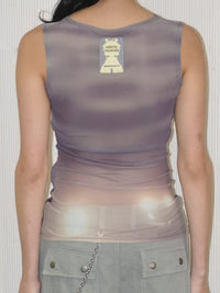 EMPATH x Gabrielle Rosenstein Emerge Mesh Tank-Gabrielle Rosenstein-APOC STORE