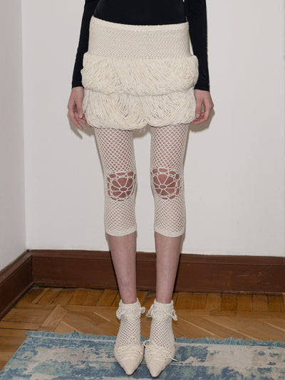 Crochet Fringe Skirt-Nastyamasha-APOC STORE