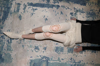 Crochet Socks with Floral Element-Nastyamasha-APOC STORE