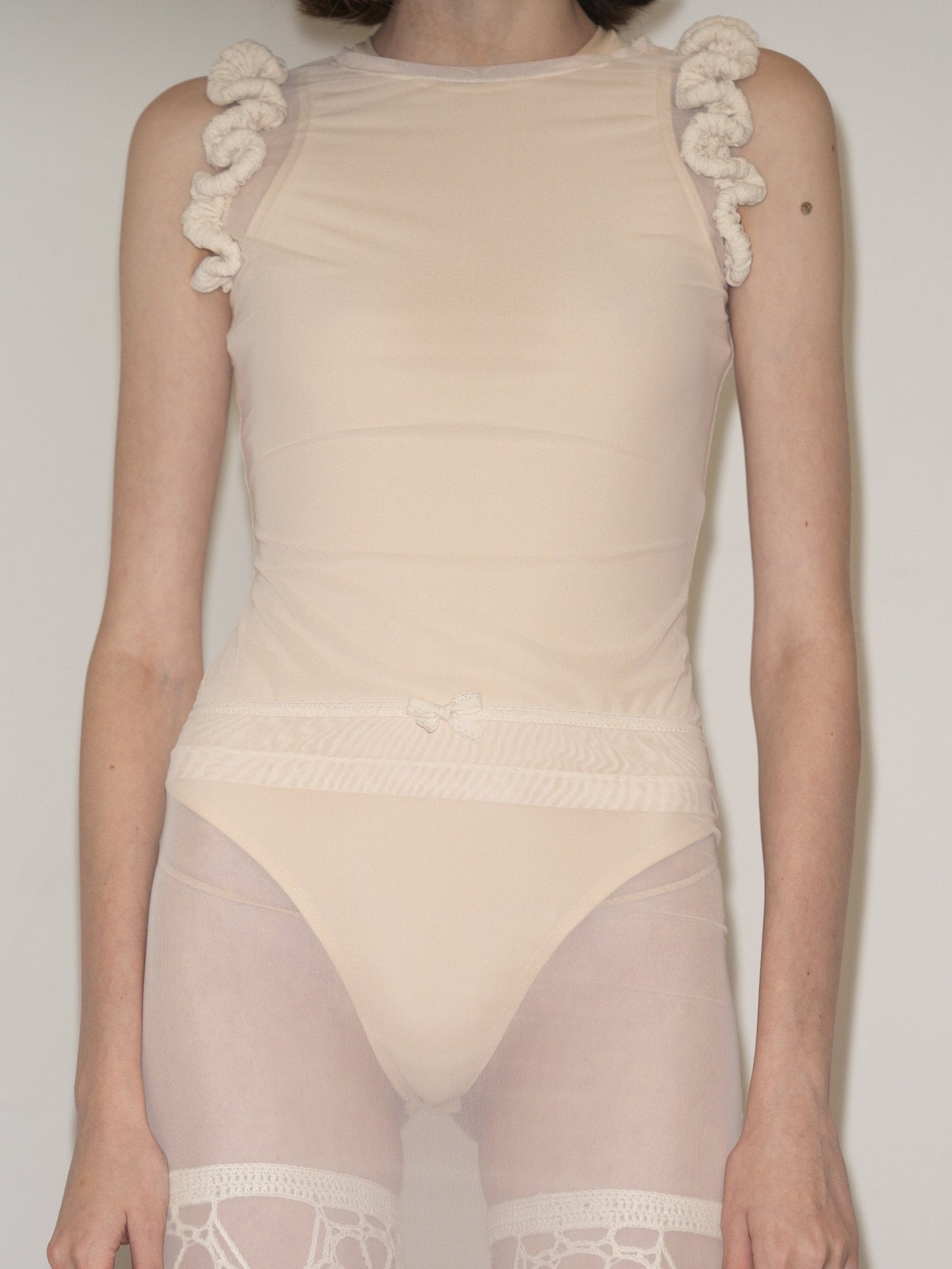 tank top with ruffle details peach-Nastyamasha-APOC STORE