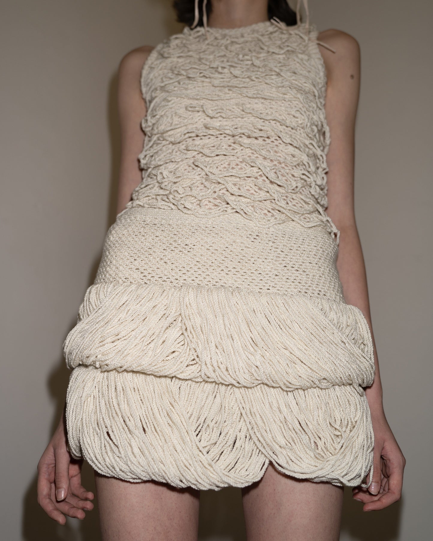 Crochet Fringe Skirt-Nastyamasha-APOC STORE
