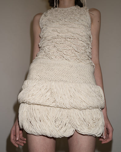 Crochet Fringe Skirt-Nastyamasha-APOC STORE