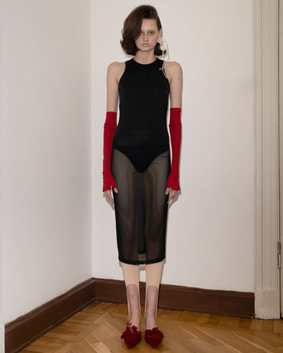 Biflex Bodysuit with Embroidery logo-Nastyamasha-APOC STORE