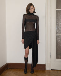 Biflex Draped Skirt-Nastyamasha-APOC STORE