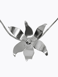 EVIE NECKLACE SILVER-EYLAND-APOC STORE