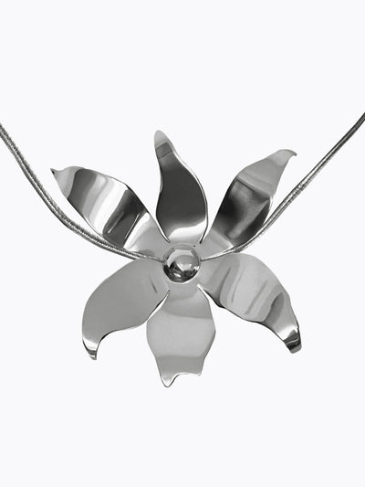 EVIE NECKLACE SILVER-EYLAND-APOC STORE