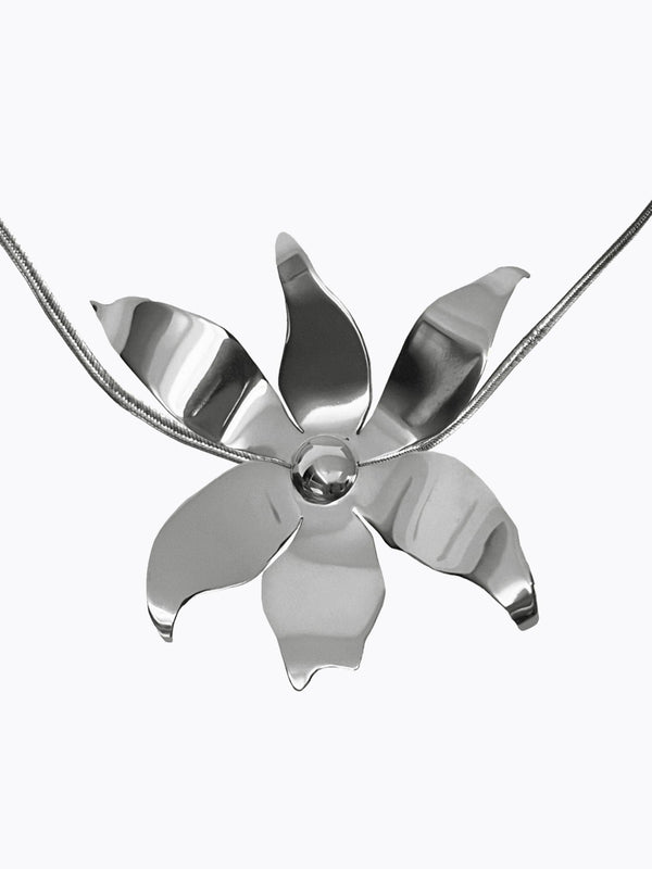 EVIE NECKLACE SILVER-EYLAND-APOC STORE