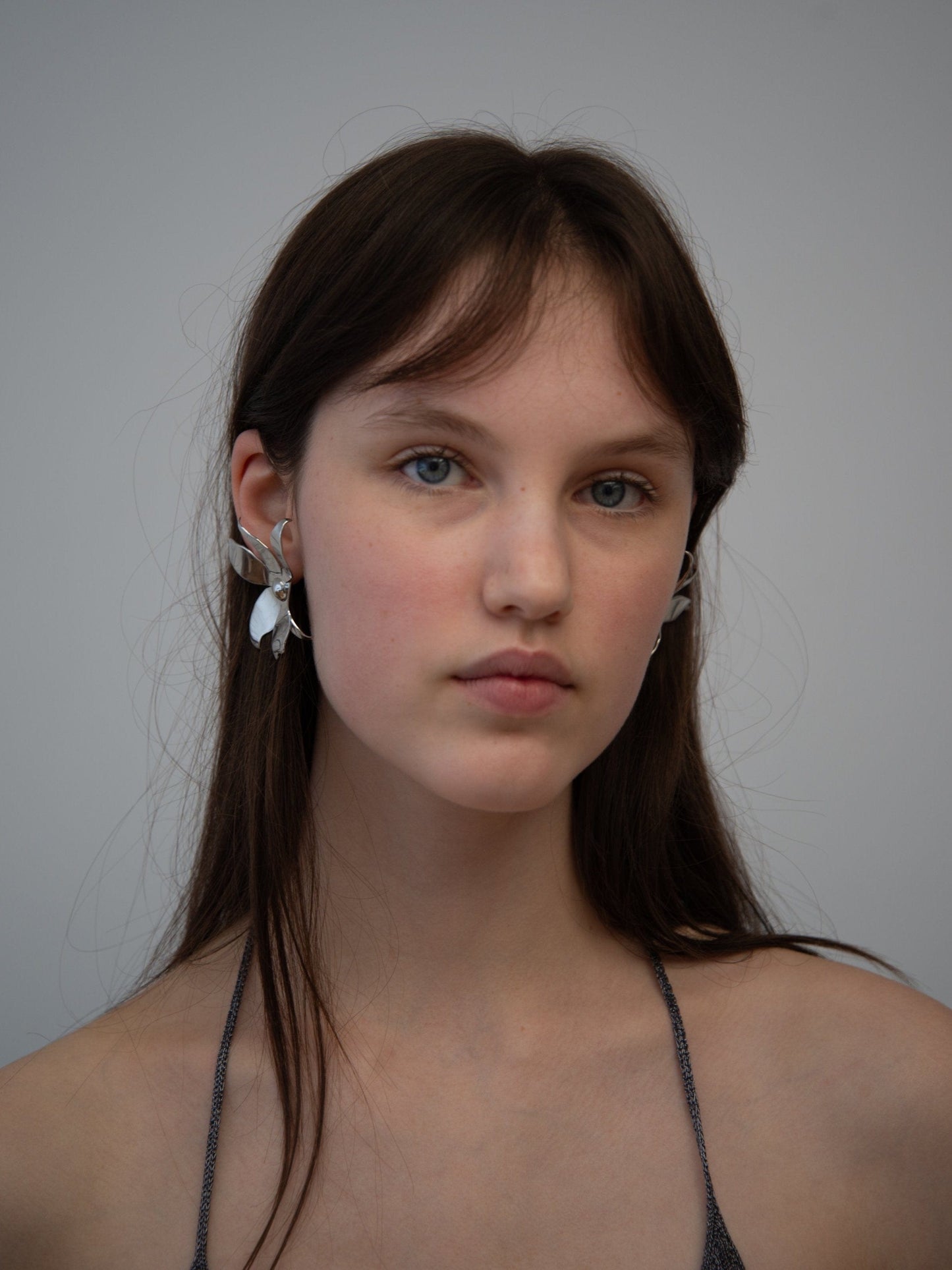 BIG ESTELLE EARRINGS SILVER-EYLAND-APOC STORE