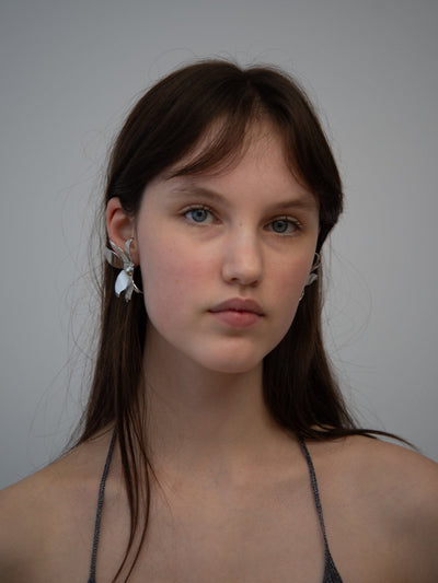 BIG ESTELLE EARRINGS SILVER-EYLAND-APOC STORE