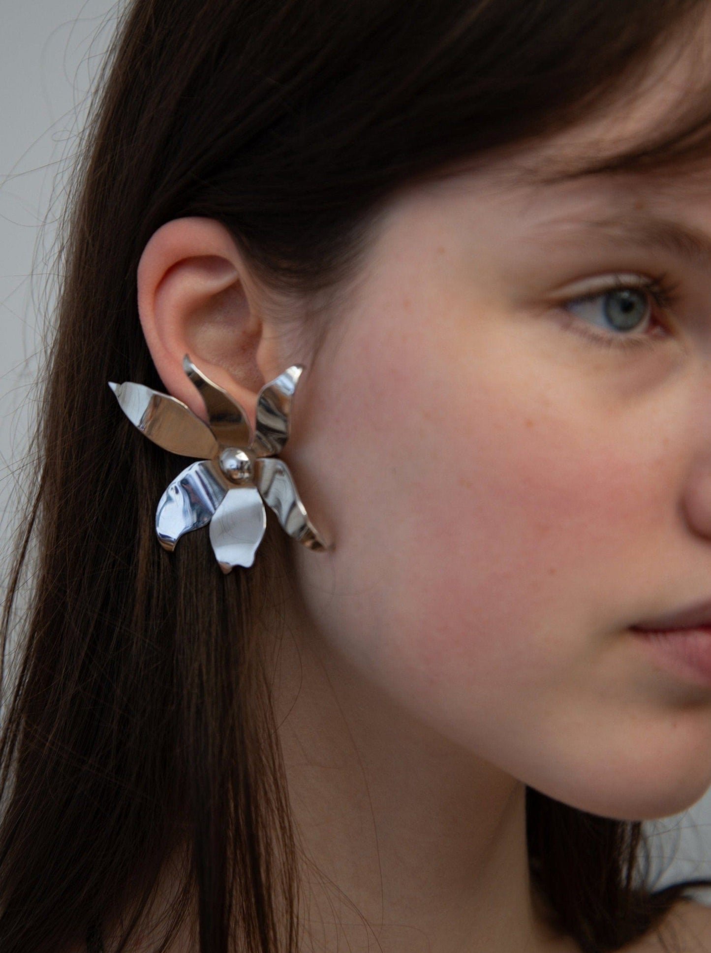 BIG ESTELLE EARRINGS SILVER-EYLAND-APOC STORE