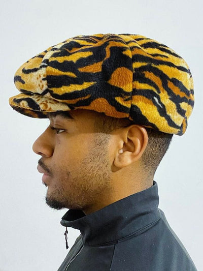 Tiger Velvet Baker Hat-Benny Andallo-APOC STORE