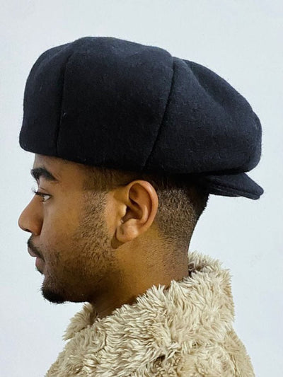 Black Baker Hat-Benny Andallo-APOC STORE