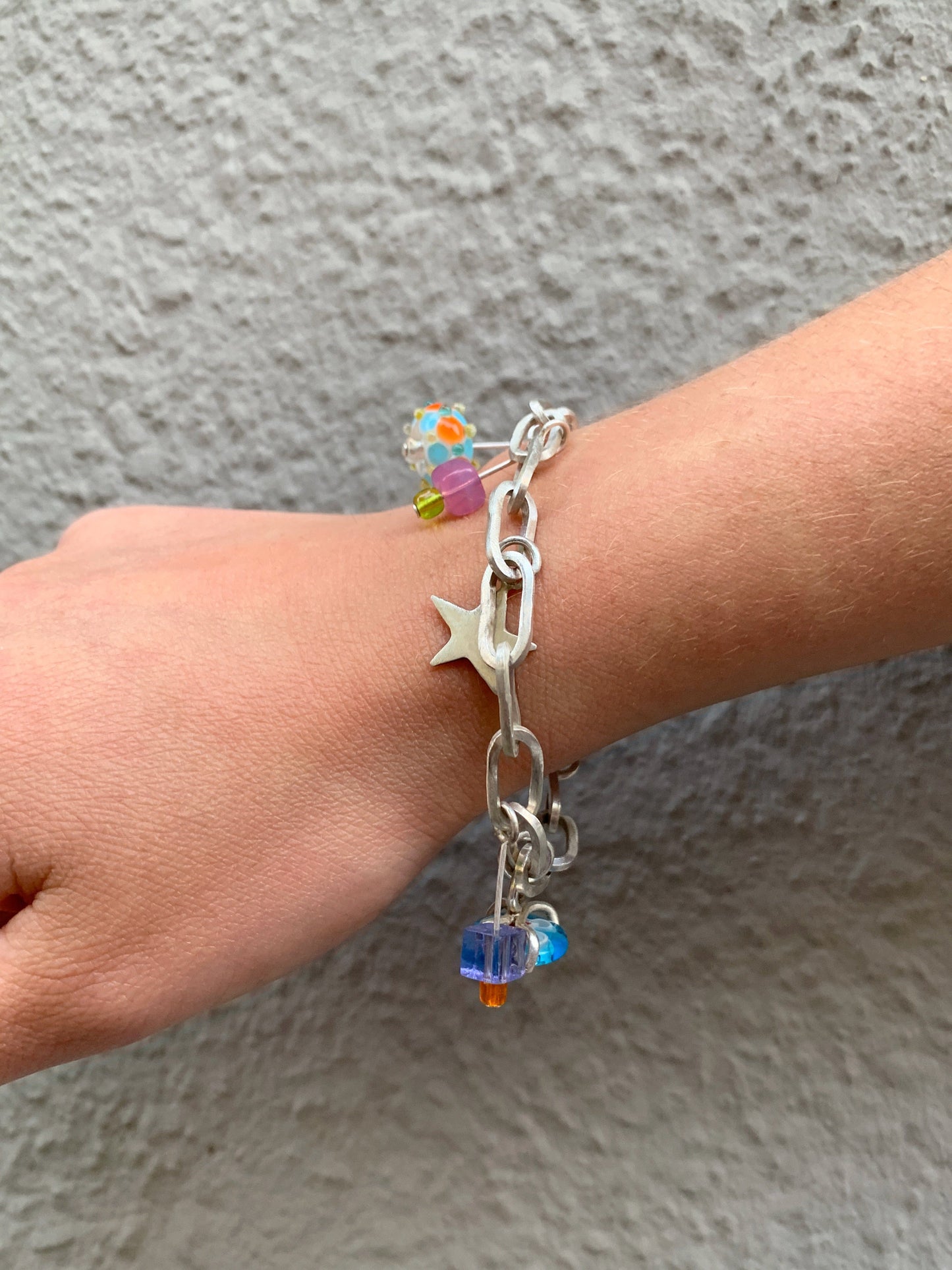 Sterling Silver Charm Bracelet-Edy Bridges-APOC STORE