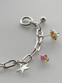 Sterling Silver Charm Bracelet-Edy Bridges-APOC STORE