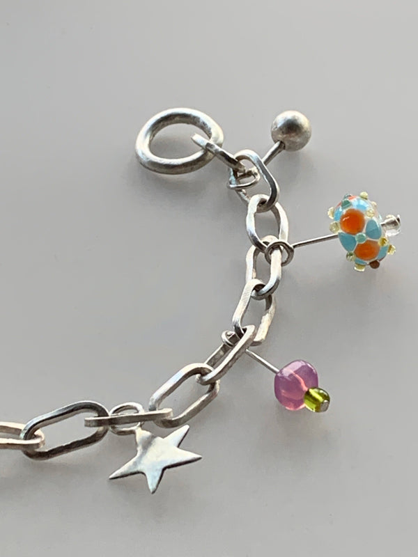 Sterling Silver Charm Bracelet-Edy Bridges-APOC STORE