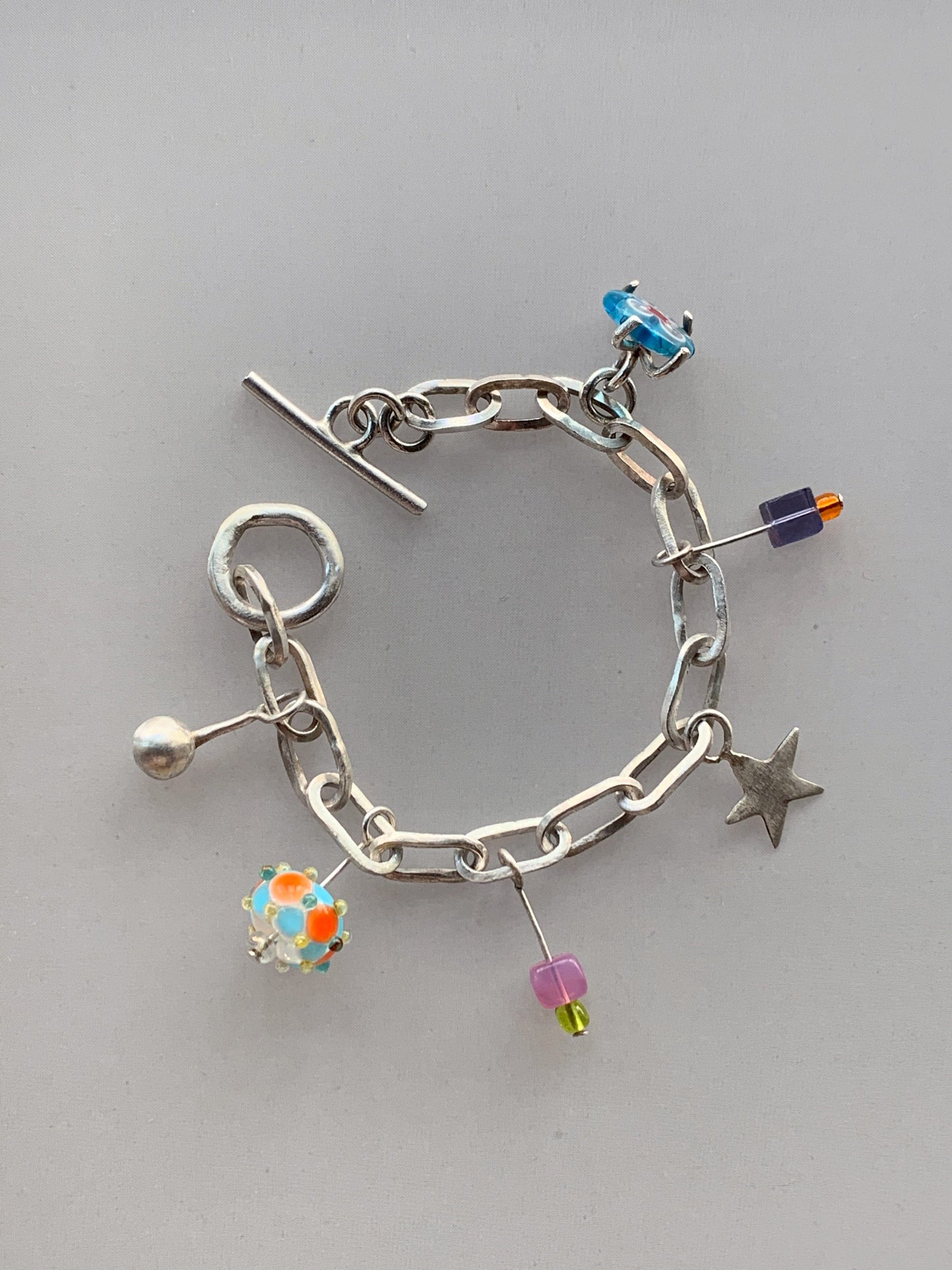 Sterling Silver Charm Bracelet-Edy Bridges-APOC STORE