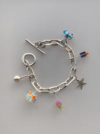 Sterling Silver Charm Bracelet-Edy Bridges-APOC STORE