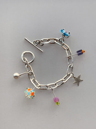 Sterling Silver Charm Bracelet-Edy Bridges-APOC STORE