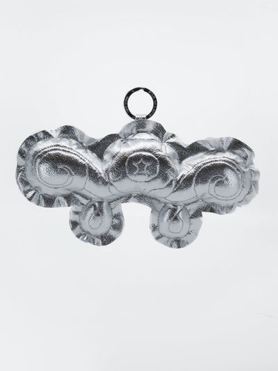 CORNER FLOWER KEYCHAIN SILVER-Fior di Latte-APOC STORE