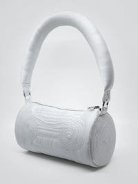 QUILTED COLUMN BAG WHITE-Fior di Latte-APOC STORE