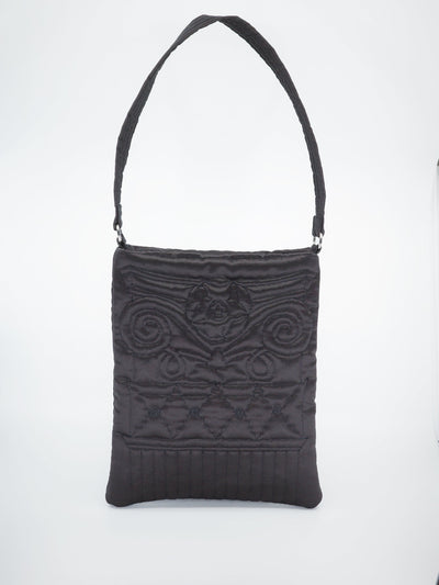 QUILTED DOOR TOTE BROWN-Fior di Latte-APOC STORE