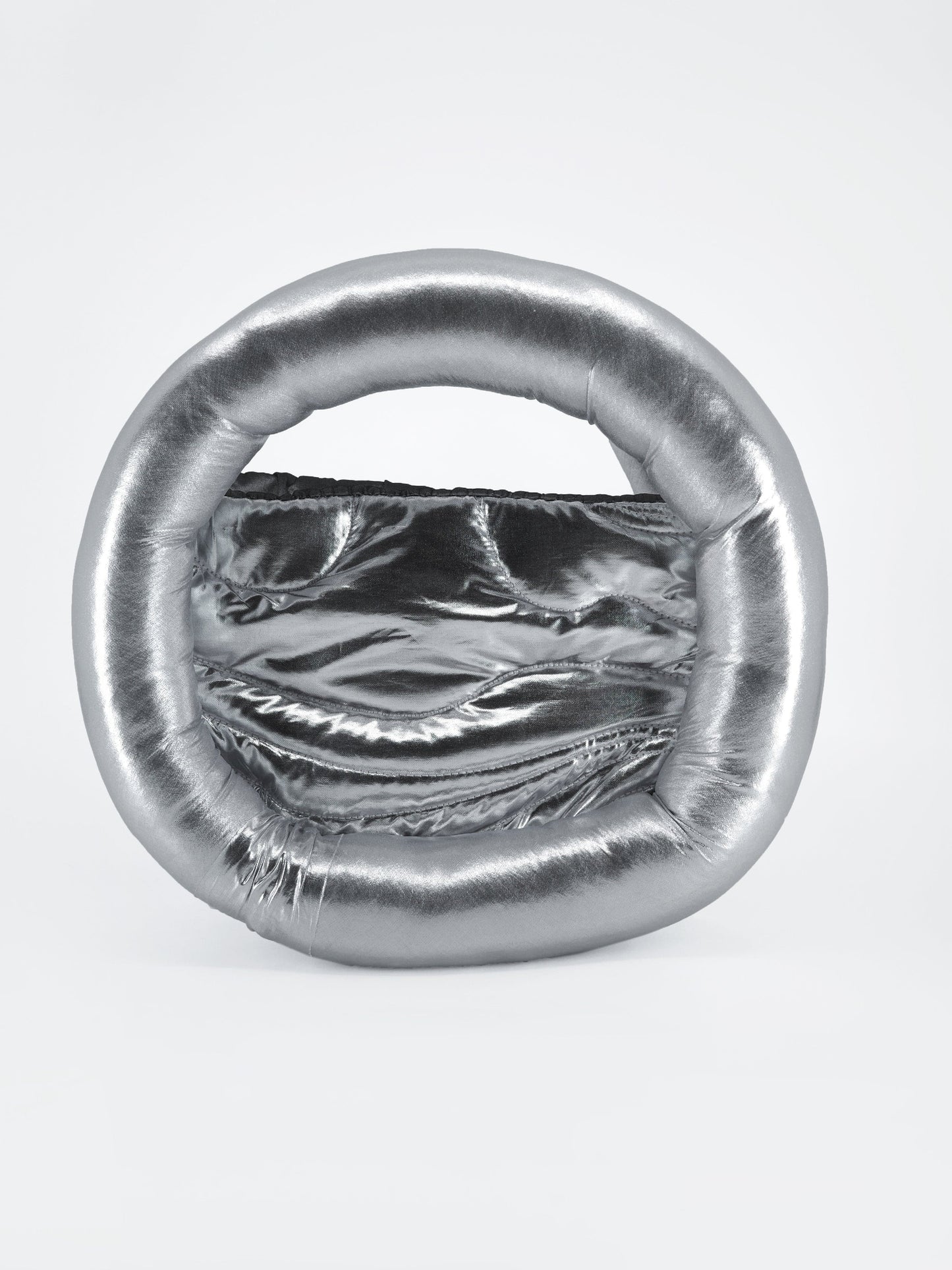 RIPPLE BAG SILVER-Fior di Latte-APOC STORE