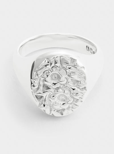 Flora Signet Ring-OCTI-APOC STORE