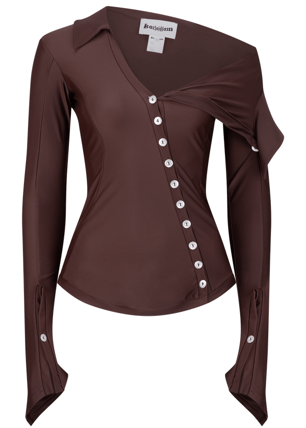 Sailor Shirt - Brown-Karlaidlaw-APOC STORE