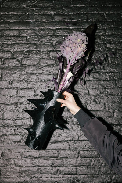 Stem Vase Black-Gast Studio-APOC STORE