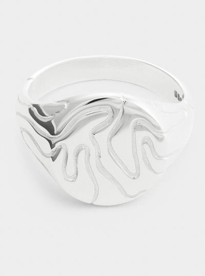 Globe Signet Ring-OCTI-APOC STORE