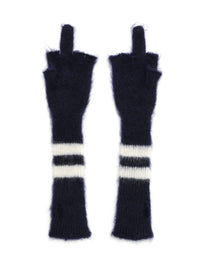 Fxxx Mohair Gloves Navy-Cognomen-APOC STORE