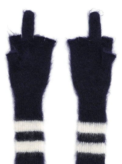 Fxxx Mohair Gloves Navy-Cognomen-APOC STORE